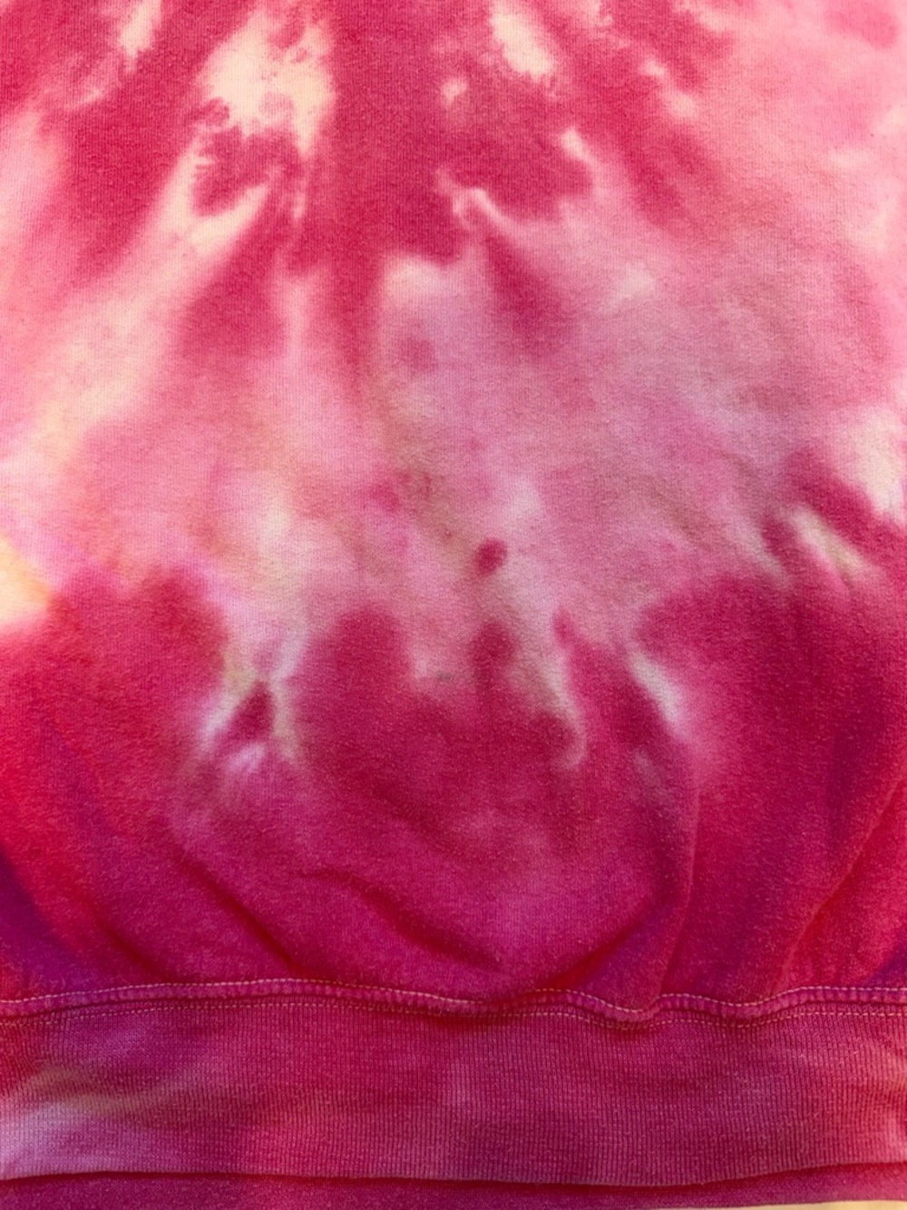Urban Outfitters Pink Tie Dye Oversized Sweatshirt One Size - Picture 4 of 4